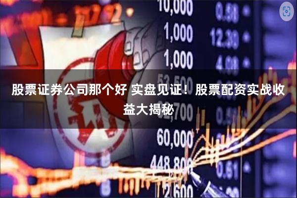 股票证券公司那个好 实盘见证！股票配资实战收益大揭秘