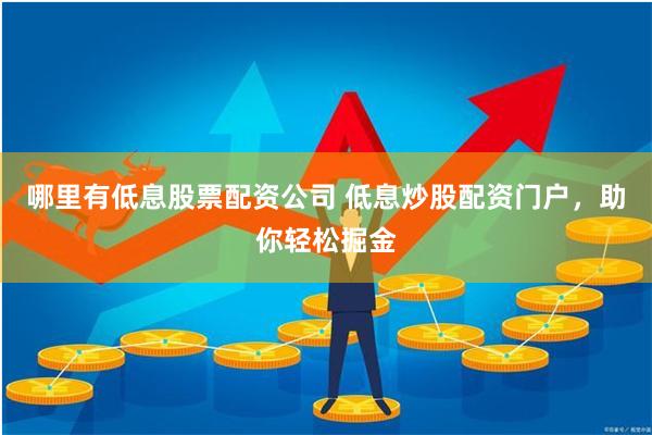 哪里有低息股票配资公司 低息炒股配资门户，助你轻松掘金